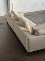 Minotti Andersen Hoekbank | Beige (NIEUWSTAAT), Huis en Inrichting, Metaal, Hoekbank, 300 cm of meer, Ophalen of Verzenden