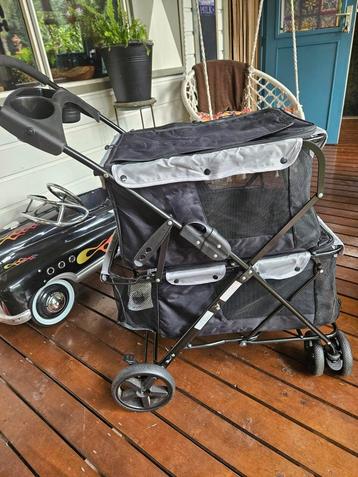 HiPet Honden-/Poezenbuggy Duo beschikbaar voor biedingen