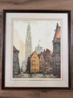 Alfred van Neste – kleurenets Kathedraal Oude Koornmarkt, Antiek en Kunst, Ophalen