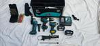 Makita set, Doe-het-zelf en Verbouw, Gereedschap | Boormachines, Ophalen, Zo goed als nieuw, Boor- en Schroefmachine, Variabele snelheid