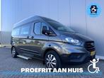 Ford Transit Custom (2018) Rolstoelbus L2H2 3+1 rolstoelzitp, Voorwielaandrijving, Stof, Gebruikt, Zwart