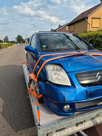 Citroën C2 1.6 vts schade autos gezocht  beschikbaar voor biedingen