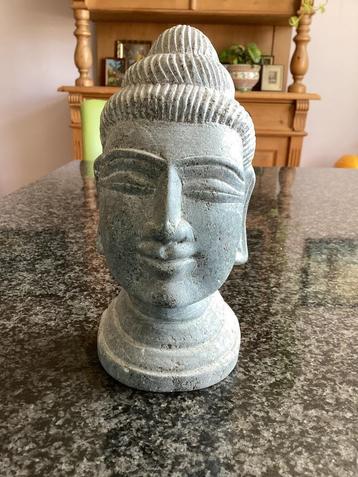 Beeld, Boedhha, natuursteen, handgesneden, handgemaakt beschikbaar voor biedingen