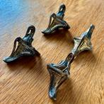 4 Art Nouveau pootjes van een kolompendule, Ophalen of Verzenden