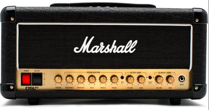 Marshall DSL20HR gitaarversterker top, Muziek en Instrumenten, Versterkers | Bas en Gitaar, Zo goed als nieuw, Gitaar, Minder dan 50 watt