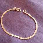 Verguld Armbandje Gino Verdi 19 cm, Sieraden, Tassen en Uiterlijk, Armbanden, Ophalen of Verzenden, Goud