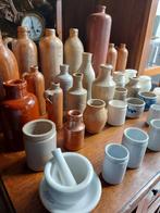 Verzameling oude aardewerken kruiken en potjes, Antiek en Kunst, Ophalen of Verzenden