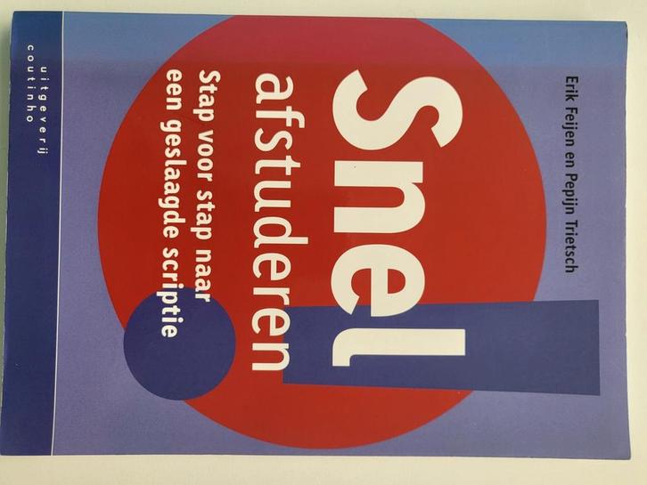 Snel Afstuderen - Scriptie Hulp, Boeken, Studieboeken en Cursussen, Zo goed als nieuw, HBO, Ophalen