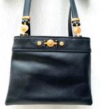 authenthieke zwarte GIANNI  VERSACE handtas, Ophalen of Verzenden, Zo goed als nieuw, Zwart, Schoudertasje