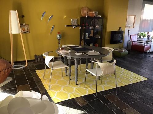 Eetkamerstoelen ELMER van IKEA, Huis en Inrichting, Stoelen, Zo goed als nieuw, Vijf, Zes of meer stoelen, Kunststof, Wit, Ophalen