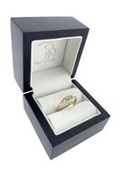 Antiek Gouden Bandring ca 0.10 ct Briljant Geslepen Diamant, -, -, Ophalen of Verzenden, Zo goed als nieuw