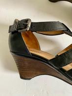 i278 Gabor maat 39 sandalen hak pumps open schoenen zwart, Kleding | Dames, Schoenen, Sandalen of Muiltjes, Ophalen of Verzenden