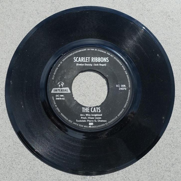 the cats - scarlet ribbons, Cd's en Dvd's, Vinyl Singles, Single, 7 inch, Ophalen of Verzenden
