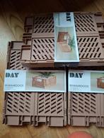 Vouwkrat bewaardoos 33x24,5x15 Day, 3 stuks, Doos, Opvouwbaar, Minder dan 50 cm, Ophalen of Verzenden