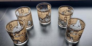 5 whisky glazen beschikbaar voor biedingen