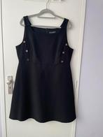 Little black dress met retro knopen maat 46, Kleding | Dames, Grote Maten, Jurk, Ophalen of Verzenden, Zo goed als nieuw, Zwart