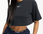 Nike Crop Top Sleeve Black Katoen, Kleding | Dames, T-shirts, Nieuw, Nike, Ophalen of Verzenden, Maat 36 (S)