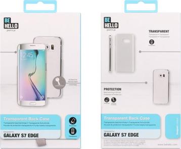 BeHello Samsung Galaxy S7 Edge Transparent Back Case beschikbaar voor biedingen