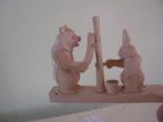 Beweegbaar * team work # teamwork * beer hakt / haas lakt *, Ophalen of Verzenden