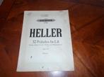 Heller - 32 Praludien fur Lili Op. 119, Muziek en Instrumenten, Bladmuziek, Les of Cursus, Piano, Gebruikt, Ophalen of Verzenden