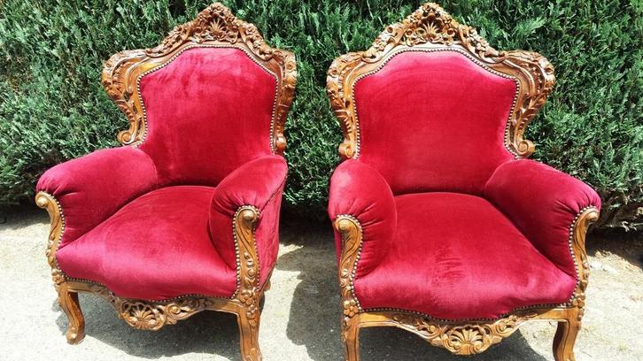 Barok FAUTEUILS, Antiek en Kunst, Antiek | Meubels | Stoelen en Banken, Ophalen