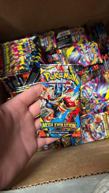 Losse mega evolutions packs pokemon ‼️GROTE VOORRAAD ‼️ beschikbaar voor biedingen
