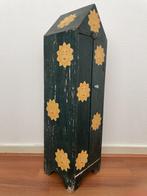 Jaren '50 kastje folkart handbeschilderd, Ophalen of Verzenden