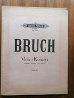 Max Bruch - Vioolconcert - opus 26, Zo goed als nieuw, Artiest of Componist, Klassiek, Piano