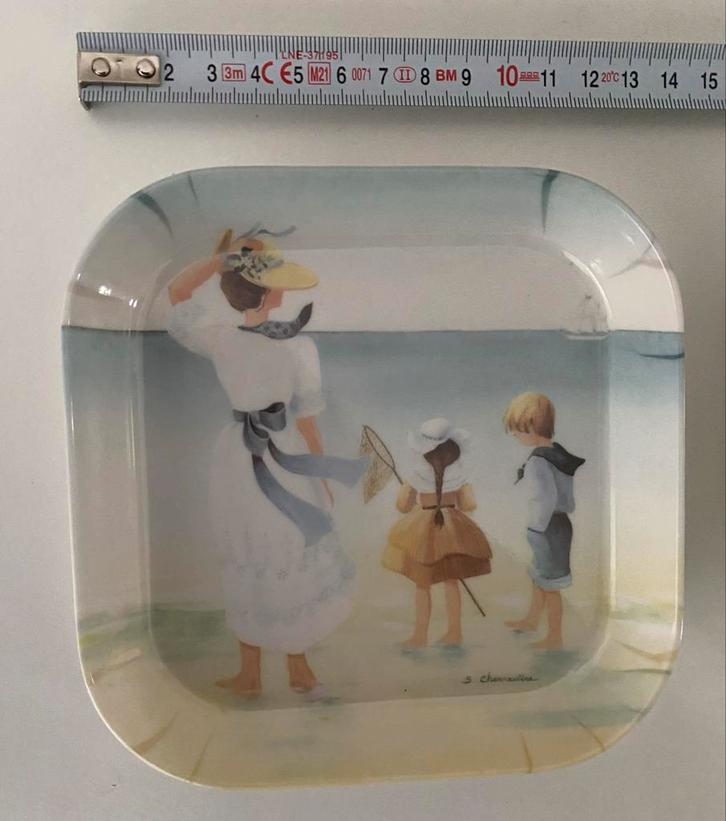 Vintage Mebel Melamine Schalen Set - Sea View Art Nouveau, Antiek en Kunst, Antiek | Schalen, Ophalen of Verzenden