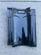 Koramic Narvik dakpannen zwart glazuur, Doe-het-zelf en Verbouw, Ophalen, 10 tot 15 m², Steen of Klei, Zwart