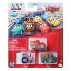 Cars: Mini Racers 3-Pack: Tractor - Muddy  Mc Queen - Takel, Kinderen en Baby's, Speelgoed | Speelgoedvoertuigen, ., Nieuw, Ophalen of Verzenden