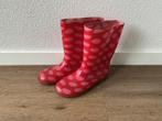 Rode regenlaarzen met roze stippen maat 36, Ophalen, Gebruikt, Meisje, Laarzen