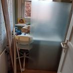 Matglazen douchewand, Ophalen, Gebruikt, Binnendeur, Minder dan 200 cm