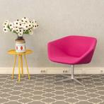 ACTIE! €295 PS. 4x Montis Ella draaifauteuil - roze stof, Ophalen of Verzenden, Zo goed als nieuw, Leer, Vier