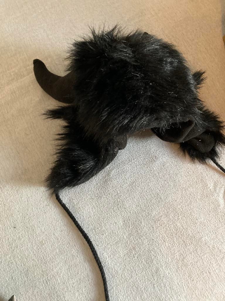 Muts met hoorn  kind, Ophalen of Verzenden, Zo goed als nieuw, Jongen of Meisje