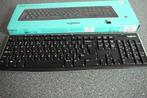 LOGITECH QWERTY DRAADLOOS TOETSENBORD K 270 NIEUW, Computers en Software, Toetsenborden, Ophalen, Ergonomisch, Logitech, Nieuw