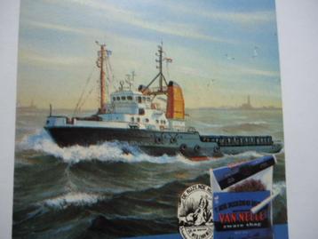 sticker oud VAN NELLE SHAG Weduwe sigaret schip noordzee  beschikbaar voor biedingen