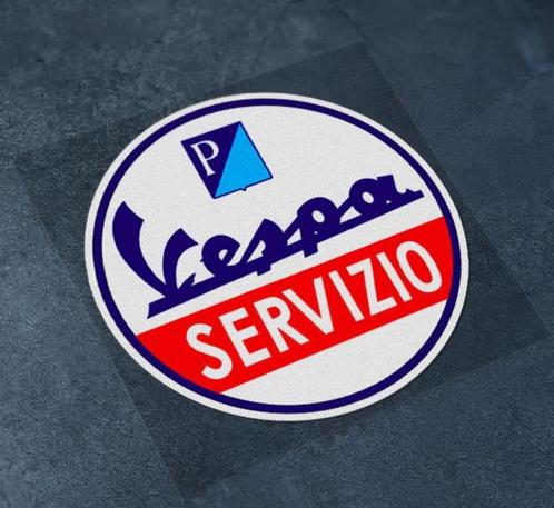 VESPA SERVICE Scooter Vinyl Decal Sticker, Motoren, Accessoires | Stickers, Verzenden