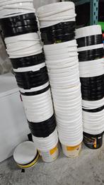 Ongeveer 150 a 200 emmers 10 liter met deksel, Huis en Inrichting, Emmers, Ophalen, Gebruikt, Kunststof, Met deksel