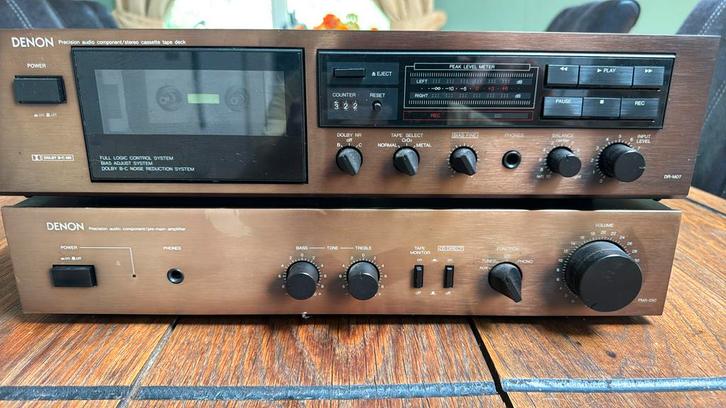 DENON DR-M07 cassettedeck, Audio, Tv en Foto, Cassettedecks, Enkel, Overige merken, Ophalen of Verzenden