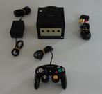 Nintendo GameCube in het Zwart compleet met Controller, Spelcomputers en Games, Spelcomputers | Nintendo GameCube, Ophalen, Zo goed als nieuw