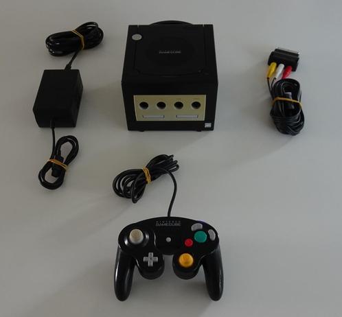 Nintendo GameCube in het Zwart compleet met Controller, Spelcomputers en Games, Spelcomputers | Nintendo GameCube, Zo goed als nieuw