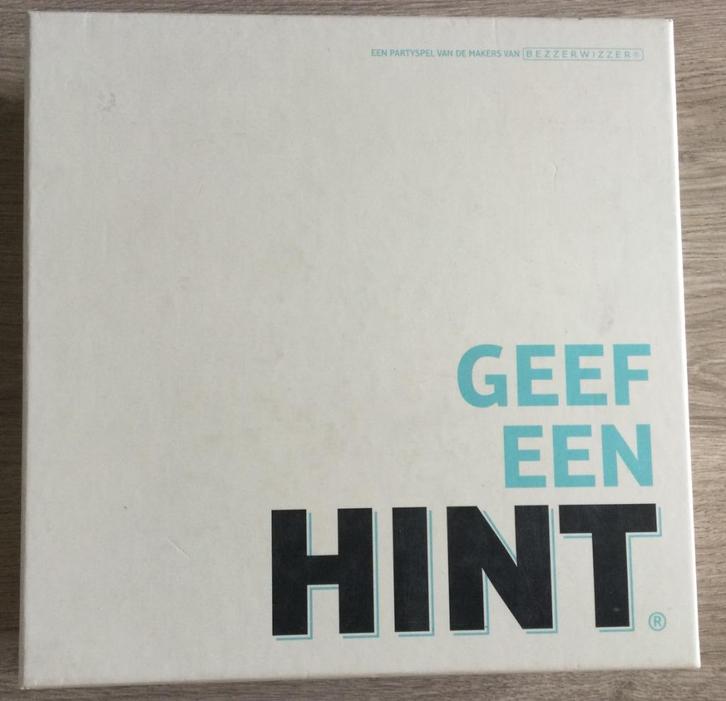 Geef n Hint Spel, Hobby en Vrije tijd, Gezelschapsspellen | Overige, Gebruikt, Een of twee spelers, Drie of vier spelers, Vijf spelers of meer