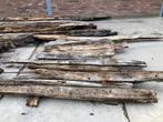 Diverse oude eiken balken/gebinten, Doe-het-zelf en Verbouw, Hout en Planken, Ophalen, Gebruikt, Eiken, Balk