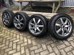 16 inch velgen met winterbanden voor oa BMW - TPMS - 5x120, Ophalen, Gebruikt, 16 inch, Banden en Velgen