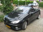 Peugeot 206 1.6 16V CC Roland Garros AUT 2004 Zwart`1150e, 4 cilinders, Cabriolet, 4 stoelen, Zwart