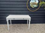 Sidetable wit brocante, Huis en Inrichting, Tafels | Sidetables, Ophalen, Gebruikt, 100 tot 150 cm, Rechthoekig