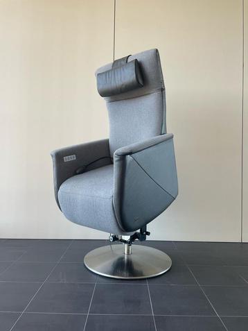 Luxe prominent toscana sta op stoel / relax fauteuil grijs beschikbaar voor biedingen