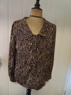 Dames blouse nieuw maat L met kraag brui -zwart Zara ?, Zwart, Maat 42/44 (L), Nieuw, Ophalen of Verzenden
