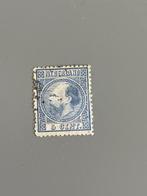 1867 Koning Willem 111 5 cent NVPH nr7 licht gestempeld, Postzegels en Munten, Postzegels | Nederland, Ophalen of Verzenden